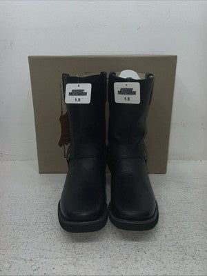 New Kids Black Smoky Mountain Cowboy Boots. 2405 1.5 1 1/2 D. 23-101