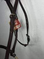 New Royal King Brown Bit Less Bridle #45-296-32-0 W-2