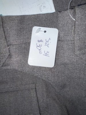 New Vintage Gray Circle S Polyester Pants #8542 3A-113
