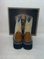 New Kids Brown Ariat Cowboy Boots. 32628 Y 2.5 2 1/2 M. 23-137