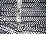 New Vintage Black And White Checkered Panhandle Slim Polyester Pants #8042 SS-53