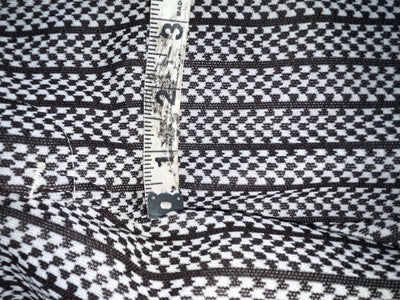 New Vintage Black And White Checkered Panhandle Slim Polyester Pants #8042 SS-53