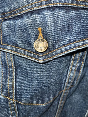 New Women’s ELY Outwear Blue Jean Jacket Large #241014 RR-11