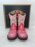 New Kids Pink Ariat Cowboy Boots. 10001979 2 M. 23-130