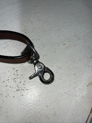 New Tough 1 Brown Leather Tie Down Strap #53-2863 LLL-39