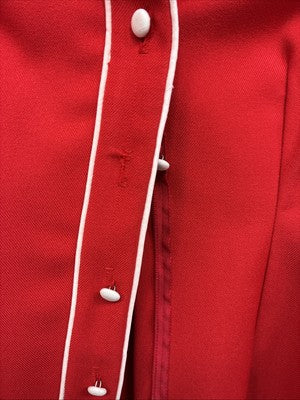 New Women’s Dickson Jenkins Red Long Sleeve Button Up Size 34 MM-97