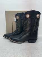 New Youth Black Smoky Mountain Cowboy Boots. 3242 Y 4.5 4 1/2. 22-105