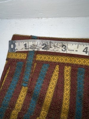 New Vintage Western Striped Prior Polyester Pants #1123 SS-69