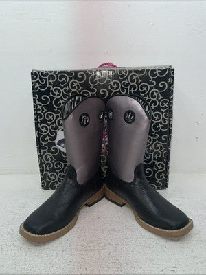 New Children’s Purple Blazin Roxx Cowboy Boots. 4451201 13. 23-22