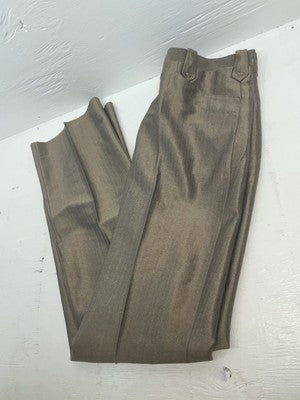 New Vintage Brown Circle A Polyester Pants #CP5791 SS-26