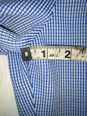 New Vintage Blue Checkered Dickson Jenkins Polyester Pants #536 VV-73