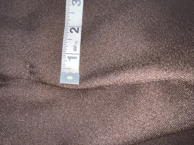 New Vintage Brown H Bar C Polyester Pants #477 3A-38