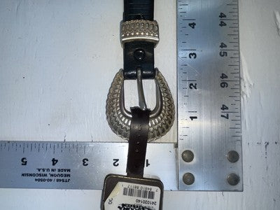 New Black Genuine Leather Nocona 40” Belt #2410201 JJ-102