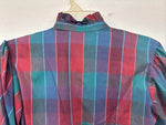 New Women’s Dickson Jenkins Plaid Long Sleeve Button Up Size 16 MM-140