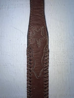 New Brown Genuine Leather Acme Weaved 28” Belt #6863 JJ-167