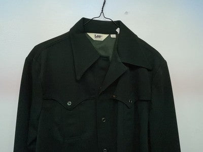 New Men’s Green Lee Long Sleeve Button Up Jacket M 3B-116