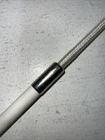 New White Hand Help Long Crop Whip LLL-28