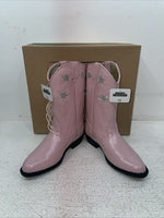 New Kids Pink With Fringe Smoky Mountain Cowboy Boots. 1058 C 13. 23-56