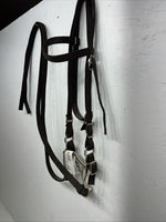 New Brown Pony Action Company Headstall With Bit Split Reins #231001BR W-58