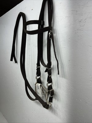 New Brown Pony Action Company Headstall With Bit Split Reins #231001BR W-58