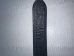 New Black Genuine Leather Nocona Silver Pendent 42” Belt #N2235601 NN-116