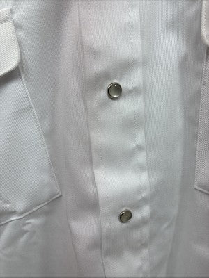 New Men’s Panhandle Slim White Long Sleeve Pearl Snap 16.5 Large CC-59