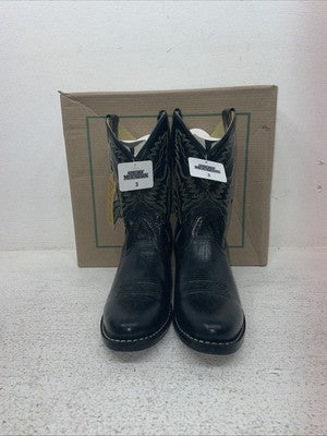 New Kids Black Smoky Mountain Cowboy Boots. 3054 C 3. 23-134