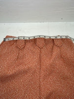 New Vintage Oranges Checkered Panhandle Slim Polyester Pants #1212 ZZ-79