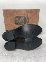 New Youth Brown Lace Up Dan Post Cowboy Boots. C 3121 3.5 3 1/2 D. 22-26
