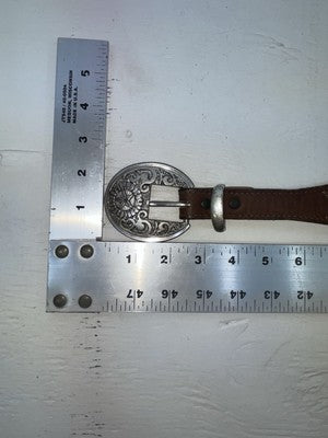 New Brown Genuine Leather Acme Weaved 28” Belt #6863 JJ-167