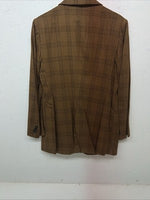 New Women’s Equestrian Yellow Plaid Riding Coat 16 #2433 WW-50