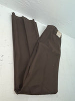 New Vintage Brown H Bar C Polyester Pants #477 3A-38
