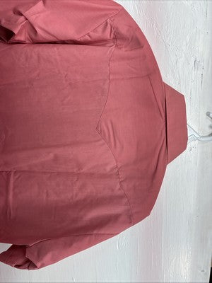 New Men’s Panhandle Slim Pink Short Sleeve Pearl Snap 16 X 35 Large M-94