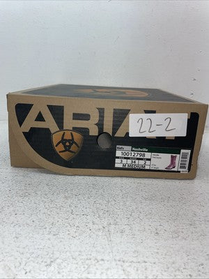 New Kids Pink Ariat Cowboy Boots. 10012798 3 M. 22-2