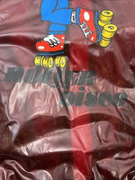 New Women’s Red Vintage Roller Disco Raincoat XL #42000 UU-9