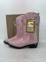 New Kids Pink With Fringe Smoky Mountain Cowboy Boots. 1058 C 2. 23-135