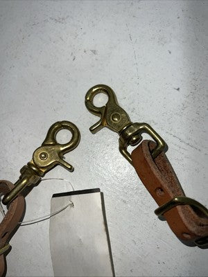 New Light Oil Genuine Leather Roping Reins #120-239 Y-11