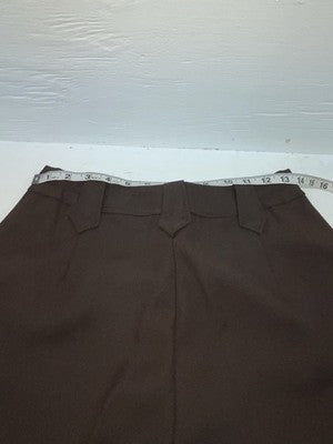 New Vintage Brown H Bar C Polyester Pants #477 3A-38