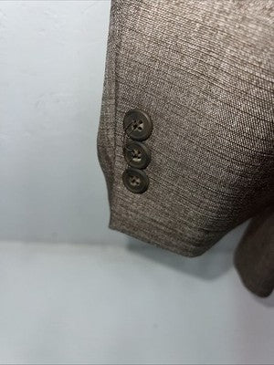 New Men’s Circle S Brown Suit Jacket 48R #25832 T-607