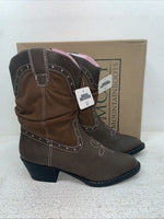New Kids Brown Smoky Mountain Cowboy Boots. 1122 C 2.5 2 1/2. 23-154