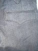 New Vintage Gray Circle S Polyester Pants #8542 3A-113