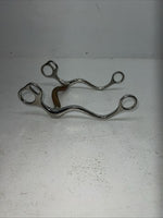 New Ride On SS 5” Sweet Water Copper Bit 8 1/4” Cheeks #25-5840 N-502