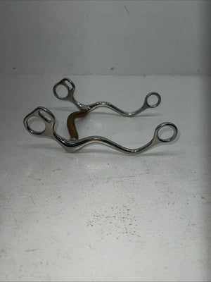 New Ride On SS 5” Sweet Water Copper Bit 8 1/4” Cheeks #25-5840 N-502