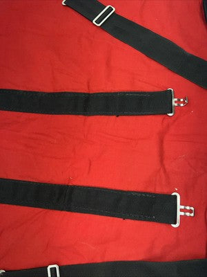 New Red 60” Wool Lined Horse Blanket #41148 PP-6