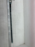 New Black Genuine Leather Blazin Roxx Blue Cross Bling M Belt #N3520401 Z-2