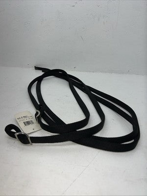 New Fabtron Black Nylon Split Reins 5/8” X 7” #NP40-5 Y-15