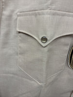 New Men’s Circle A Tan Long Sleeve Pearl Snap 16 X 36 Large X-60
