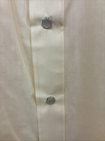 New Men’s White Horse Yellow Western Long Sleeve Pearl Snap Large AA-45