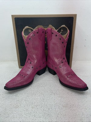 New Kids Pink Ariat Cowboy Boots. 10012798 4 M. 23-169