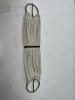 New Star Rider White Brown Mohair 24” Cinch #102 BB-6